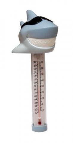 Shark with sunglasses floating thermometer Shark with sunglasses floating thermometer