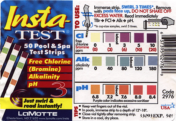 Insta-TEST pool & spa test strips