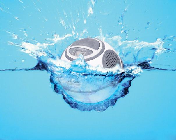Aqua Dancer Floating mp3 player and radio w/speakers Aqua Dancer Floating mp3 player and radio w/speakers