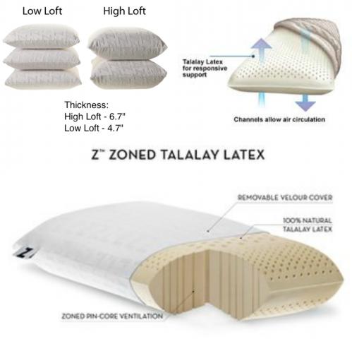Talalay High Loft Queen Size Pillow Talalay High Loft Queen Size Pillow