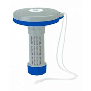 Chlorine or Bromine floating puck dispenser is available at The Comfort Zone Mobility Aids & Spas in Port Alberni, Vancouver Island, BC. Call for information and pricing 250 724 4477 or email info@albernicomfortzone.com