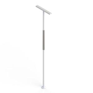 Floor to ceiling pole without bar at The Comfort Zone Mobility Aids & Spas in Port Alberni, Vancouver Island, BC